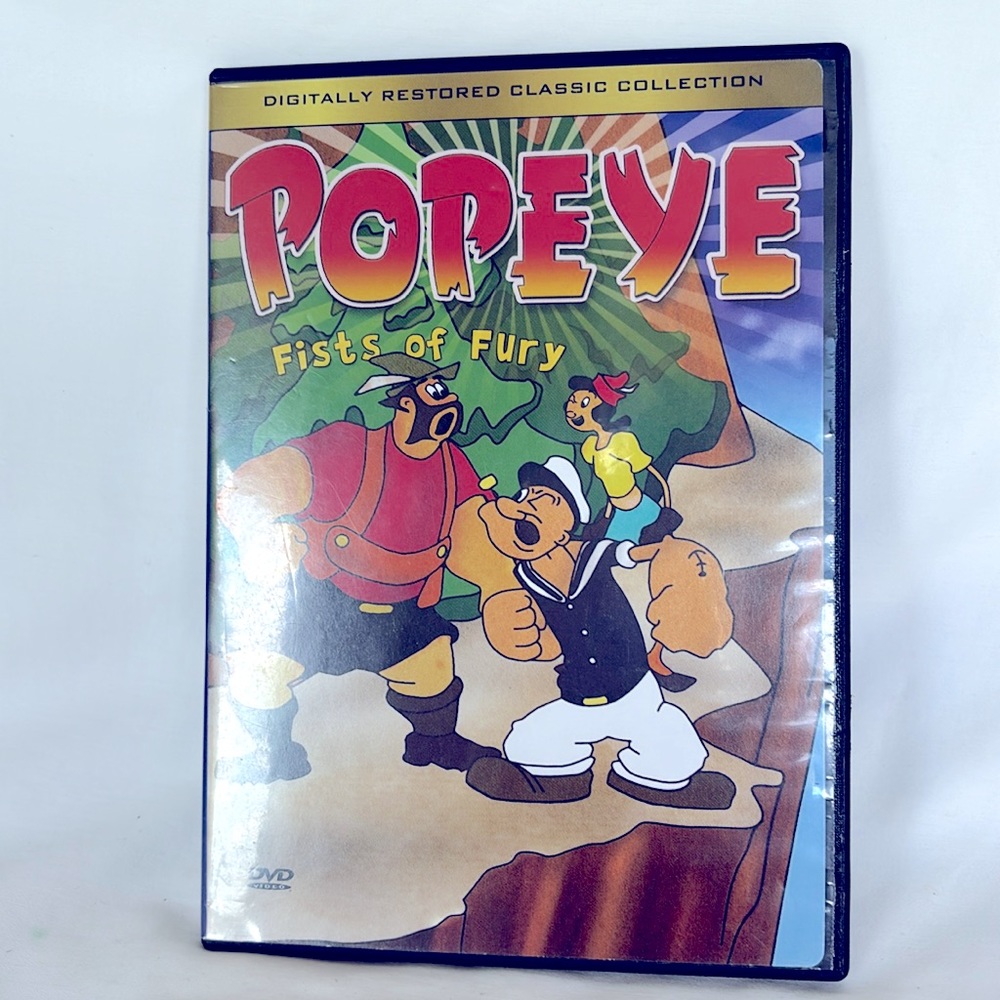 Slightly Used Collectible 2004 Popeye Fists Of Fury DVD - - Picture 1 of 7